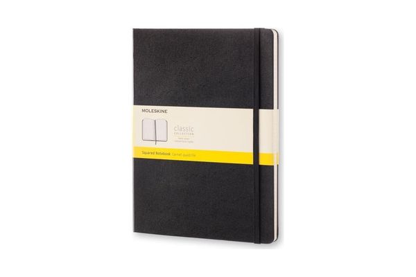 Produktbild: Moleskine Notizbuch, Xlarge, Kariert, Fester Einband, Schwarz
