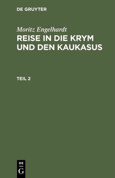 Produktbild: Reise in die Krym und den Kaukasus. Teil 2