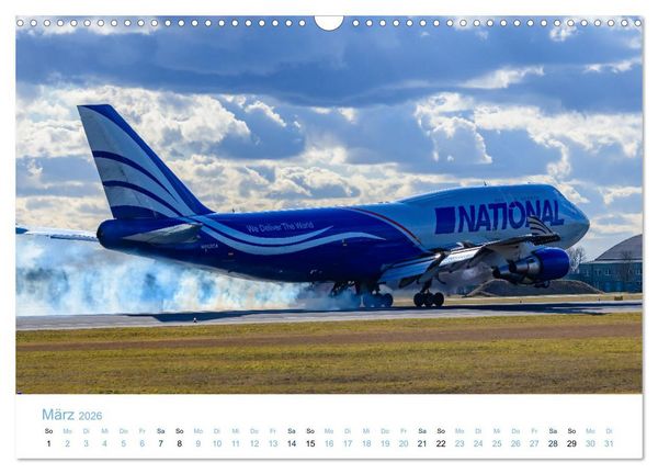 Produktbild: BOEING 747 - K&ouml;nigin der L&uuml;fte (Wandkalender 2026 DIN A3 quer), CALVENDO Monatskalender