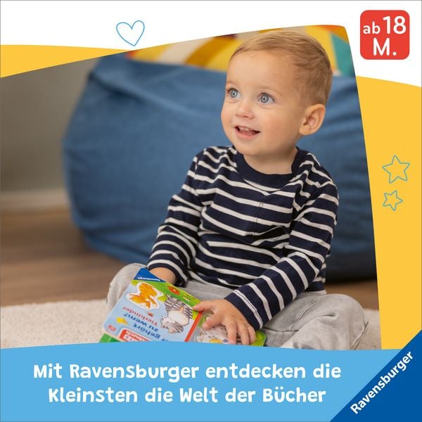 Produktbild: Ministeps: Mein erster Bücher-Würfel: Kita, Zoo und Feuerwehr (Bücher-Set)