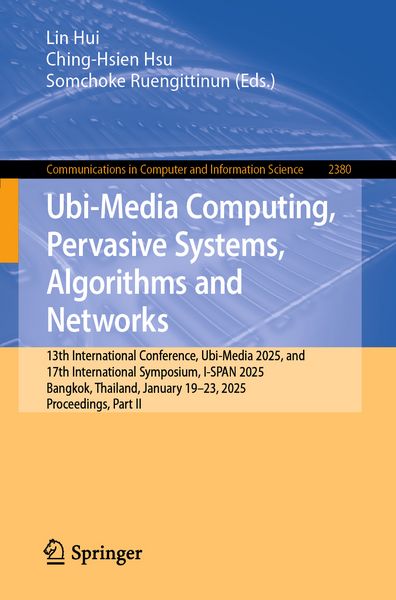 Produktbild: Ubi-Media Computing, Pervasive Systems, Algorithms and Networks