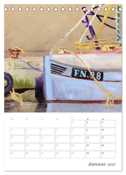 Produktbild: Malerisches Skagen (Tischkalender 2027 DIN A5 hoch), CALVENDO Monatskalender