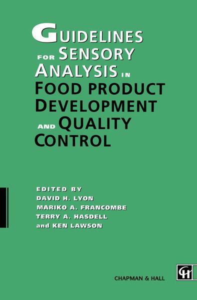 Produktbild: Guidelines for Sensory Analysis in Food Product Development and Quality Control