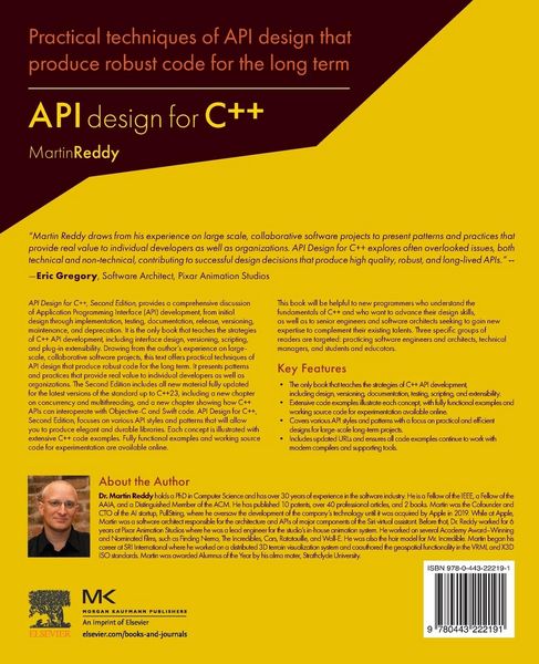 Produktbild: API Design for C++