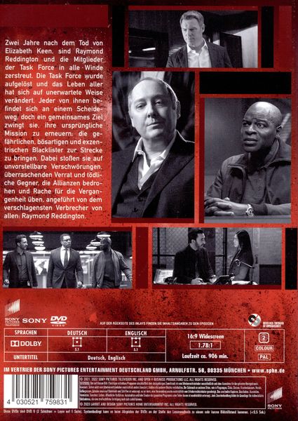 The Blacklist - Die komplette neunte Season [5 DVDs]