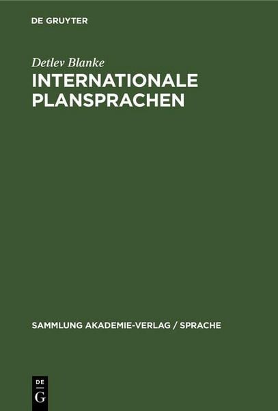 Produktbild: Internationale Plansprachen