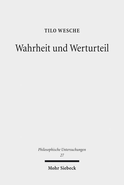 Produktbild: Wahrheit und Werturteil