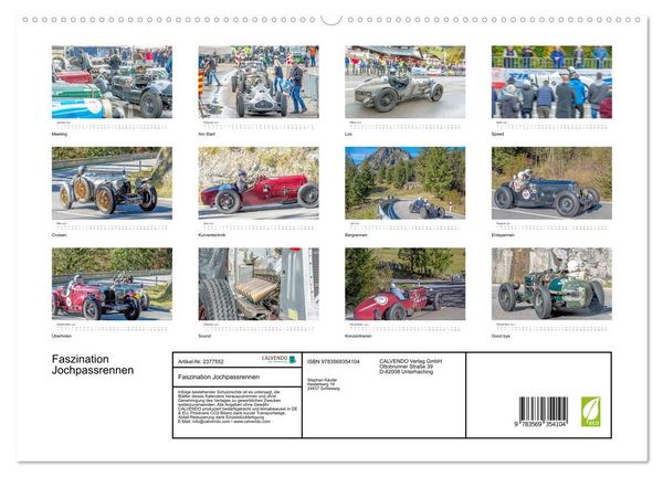 Produktbild: Faszination Jochpassrennen (hochwertiger Premium Wandkalender 2027 DIN A2 quer), Kunstdruck in Hochglanz