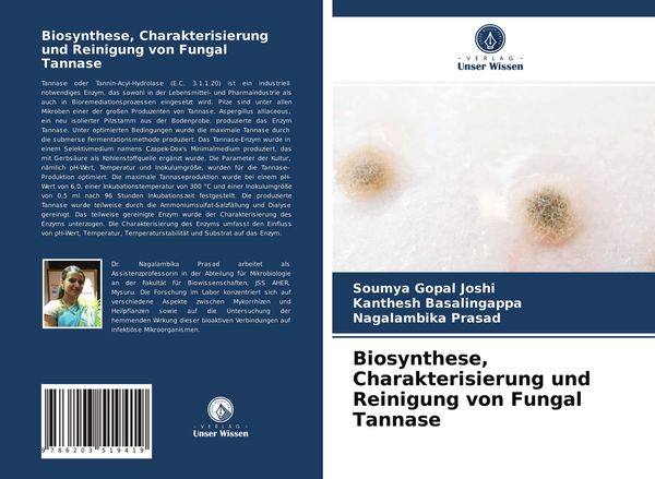 Produktbild: Biosynthese, Charakterisierung und Reinigung von Fungal Tannase