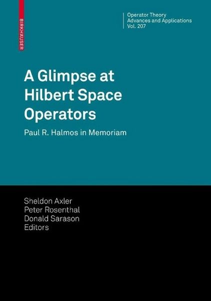 Produktbild: A Glimpse at Hilbert Space Operators