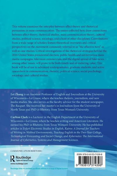Produktbild: Affect, Emotion, and Rhetorical Persuasion in Mass Communication
