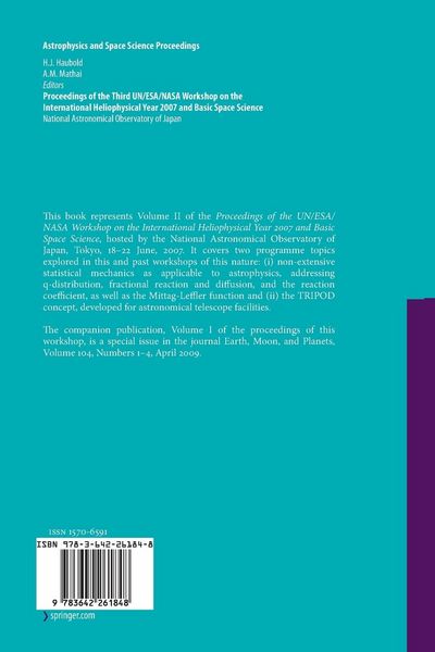 Produktbild: Proceedings of the Third UN/ESA/NASA Workshop on the International Heliophysical Year 2007 and Basic Space Science