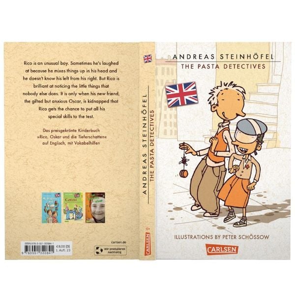 Produktbild: The Pasta Detectives - Rico, Oskar und die Tieferschatten (englische Ausgabe mit Vokabelhilfen) (Rico und Oskar 1)