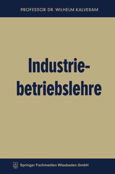 Produktbild: Industriebetriebslehre