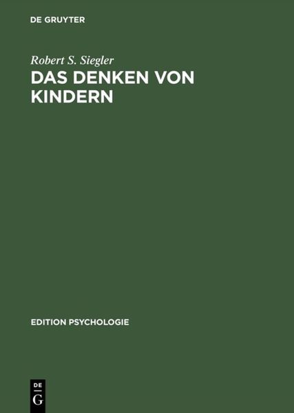 Produktbild: Das Denken von Kindern