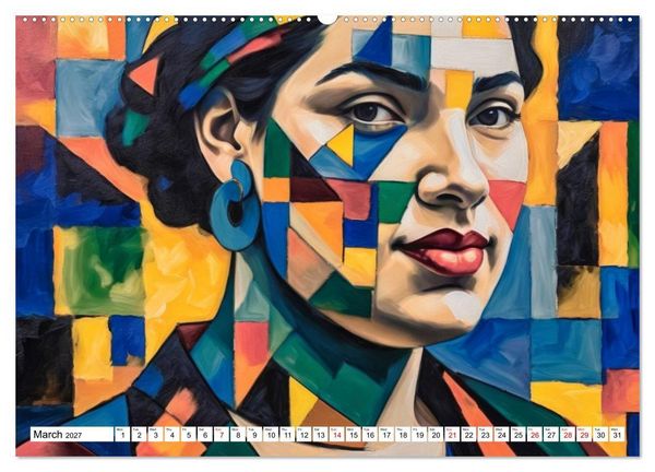 Produktbild: Daphne&rsquo;s Habitats, the Graphic Worlds of a Digital Muse (High Quality Premium Wall Calendar 2027 DIN A2 landscape),CALVENDO 12 Month Wall Calendar