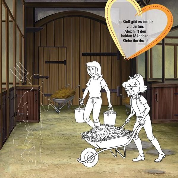 Produktbild: Bibi & Tina: Meine liebsten Sticker zum Ausmalen