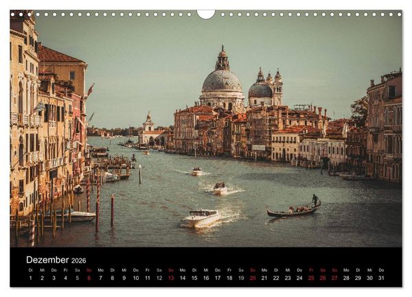 Produktbild: Traumstadt Venedig (Wandkalender 2026 DIN A3 quer), CALVENDO Monatskalender
