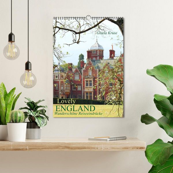 Produktbild: Lovely England Wundersch&ouml;ne Reiseeindr&uuml;cke (Wandkalender 2026 DIN A3 hoch), CALVENDO Monatskalender