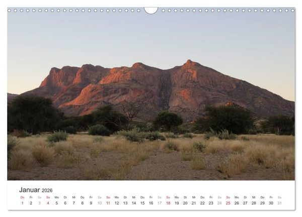 Produktbild: Namibia - Landschaftseindr&uuml;cke (Wandkalender 2026 DIN A3 quer), CALVENDO Monatskalender