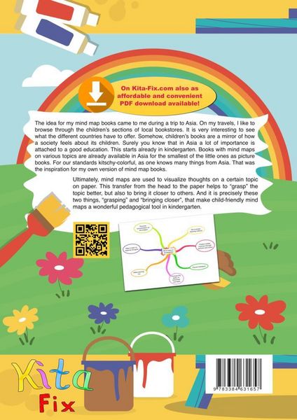 Produktbild: KitaFix-Mindmap My World is colorful (Ready-made thought maps for Preschool work in Daycare and Kindergarten)