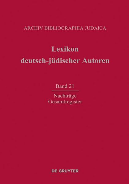 Produktbild: Nachtr&auml;ge und Gesamtregister