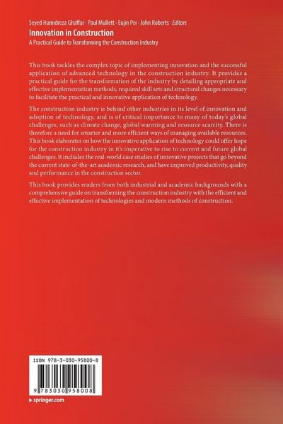 Produktbild: Innovation in Construction