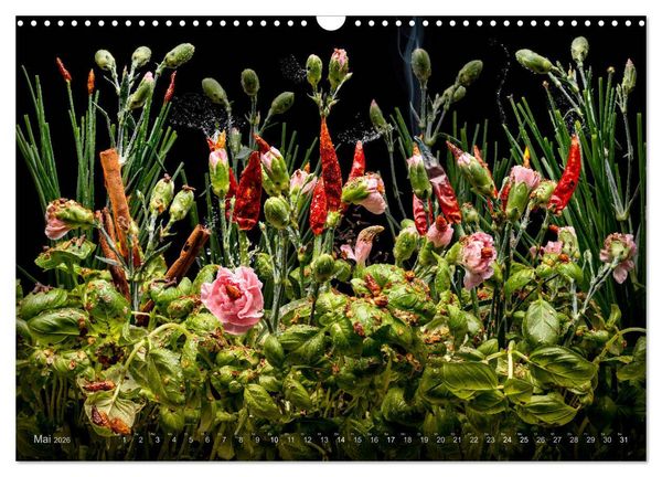 Produktbild: Flora miracula - Die wundersame Welt des Fotografen Olaf Bruhn (Wandkalender 2026 DIN A3 quer), CALVENDO Monatskalender