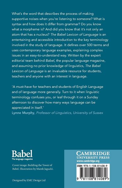 Produktbild: The Babel Lexicon of Language