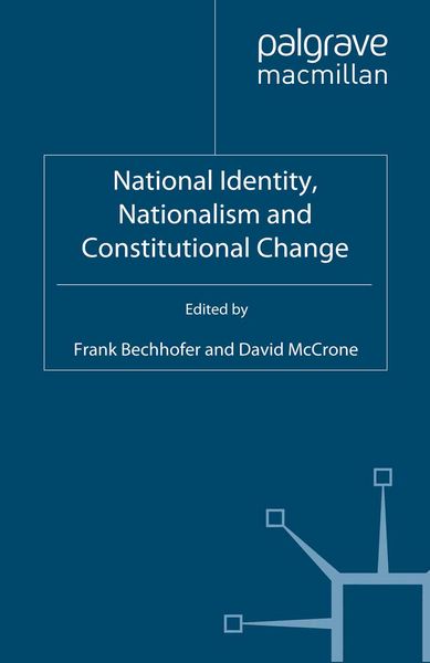 Produktbild: National Identity, Nationalism and Constitutional Change
