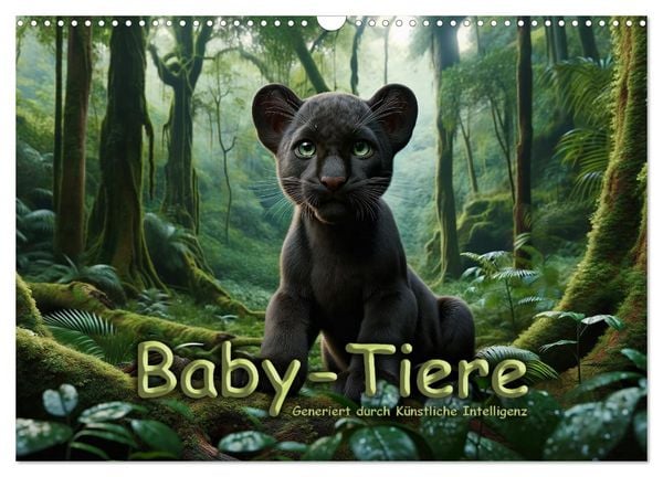 Produktbild: Baby-Tiere (Wandkalender 2026 DIN A3 quer), CALVENDO Monatskalender