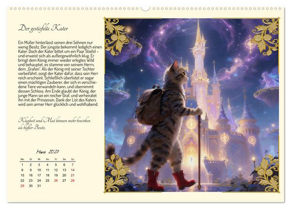 Produktbild: Die sch&ouml;nsten M&auml;rchen (hochwertiger Premium Wandkalender 2027 DIN A2 quer), Kunstdruck in Hochglanz