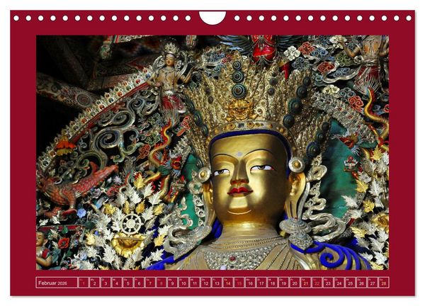 Produktbild: Buddhas & Bhodisattvas (Wandkalender 2026 DIN A4 quer), CALVENDO Monatskalender