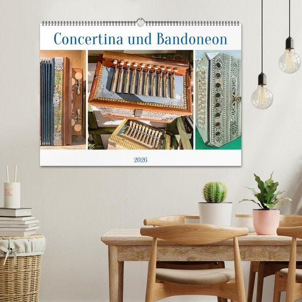 Produktbild: Concertina und Bandoneon (Wandkalender 2026 DIN A2 quer), CALVENDO Monatskalender