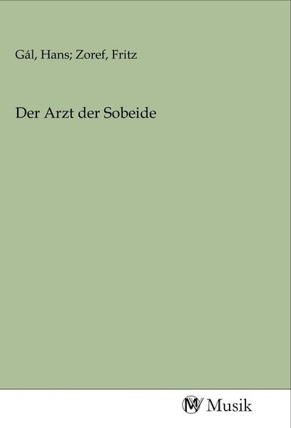 Produktbild: Der Arzt der Sobeide
