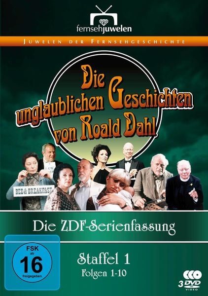 Produktbild: Die unglaublichen Geschichten von Roald Dahl - Die ZDF-Serienfassung: Staffel 1 (Folgen 1-10) (Fernsehjuwelen) [3 DVDs]