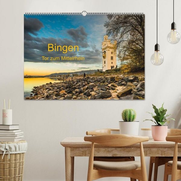 Produktbild: Bingen - Tor zum Mittelrhein (Wandkalender 2026 DIN A2 quer), CALVENDO Monatskalender