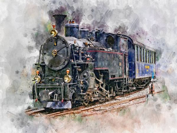 Produktbild: CALVENDO Puzzle Dampflokomotive | 1000 Teile Lege-Gr&ouml;&szlig;e 64x48cm Foto-Puzzle f&uuml;r gl&uuml;ckliche Stunden