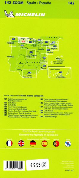 Produktbild: Michelin Asturias, Costa Verde