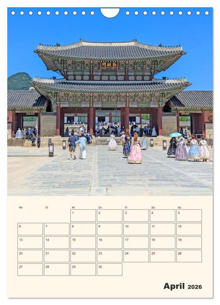 Produktbild: Entdecke Seoul (Wandkalender 2026 DIN A4 hoch), CALVENDO Monatskalender