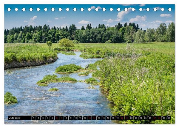 Produktbild: Ausflugsziele rund um Isny (Tischkalender 2026 DIN A5 quer), CALVENDO Monatskalender