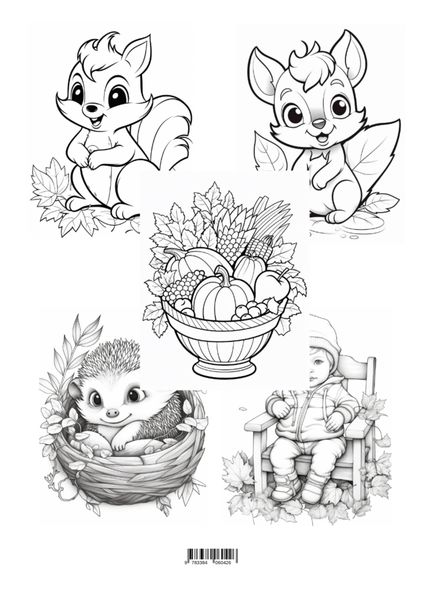 Produktbild: Herbstwunderland: Malbuch f&uuml;r kleine K&uuml;nstler