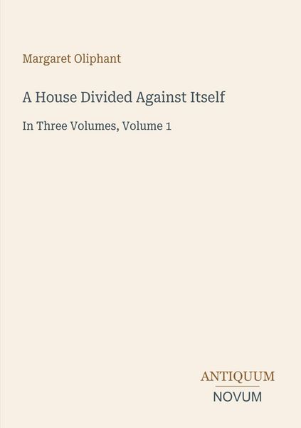 Produktbild: A House Divided Against Itself