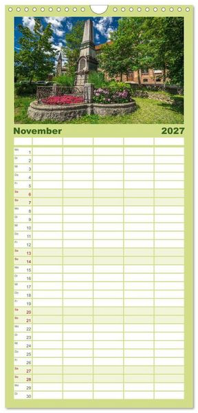 Produktbild: Familienplaner 2027 - Sch&ouml;nes Me&szlig;kirch mit 5 Spalten (Wandkalender, 21 x 45 cm) CALVENDO