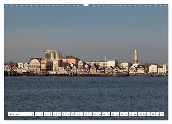 Produktbild: Seebad Warnem&uuml;nde (hochwertiger Premium Wandkalender 2026 DIN A2 quer), Kunstdruck in Hochglanz