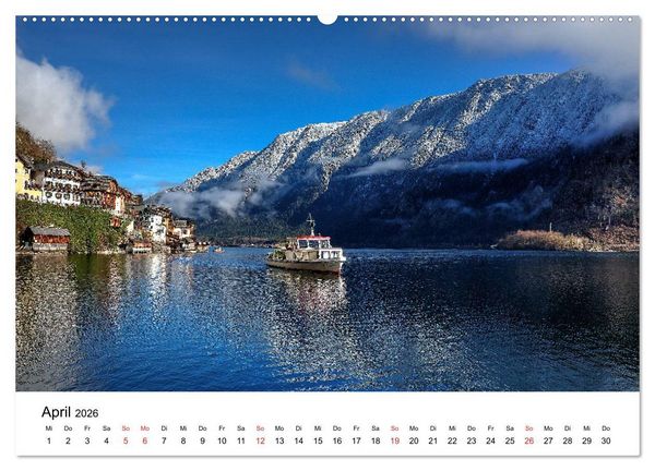 Produktbild: Herrliche Berglandschaften - Impressionen aus &Ouml;sterreich und Bayern (Wandkalender 2026 DIN A2 quer), CALVENDO Monatskalender
