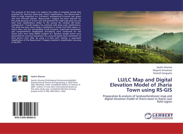 Produktbild: LU/LC Map and Digital Elevation Model of Jharia Town using RS-GIS