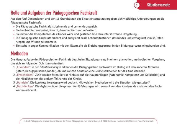 Produktbild: P&auml;dagogische Ans&auml;tze f&uuml;r die Kita von der Fr&ouml;bel-P&auml;dagogik bis zum infans-Konzept