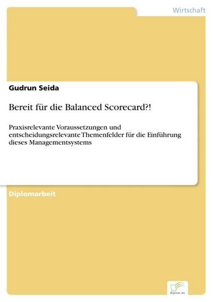 Produktbild: Bereit f&uuml;r die Balanced Scorecard?!