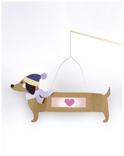 Produktbild: FOLIA Bastelartikel Laternen-Bastelsets AUTUMN FRIENDS, inkl. 1 LED-Licht und Batterien
